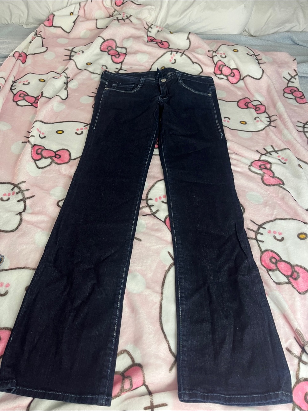 Pur Dark Blue Flare Jeans